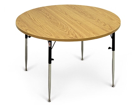 48″ Round Height Adjustable Table