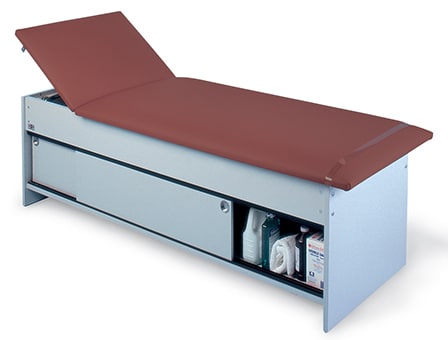 24″X72″ Econo-Line™ Recovery Couch with Sliding Cabinet Drawers