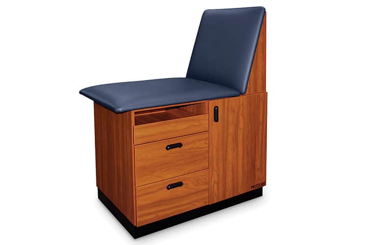 PROTEAM™ – Single Seat Taping Station with Drawers and Storage Cabinet