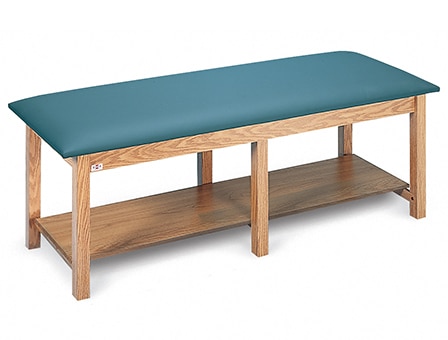 30″x78″ H-Brace Bariatric Treatment Table with Storage Shelf